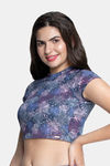 Amante Swim Top With Removable Pads - Dark Floral Pr — thumbnail 2
